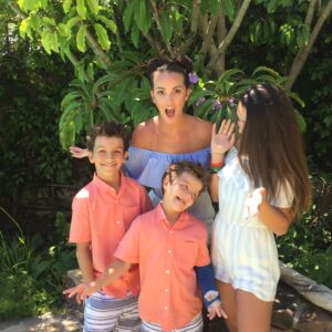 Brittany Thompson Martinez Instagram - Easter shenanigans with my gang. #happyeaster #family #blessed #me+3 #livelovelaugh #sundayfunday #shenanigans #singlemommy @ax_man5
