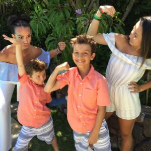 Brittany Thompson Martinez Instagram - Easter shenanigans with my gang. #happyeaster #family #blessed #me+3 #livelovelaugh #sundayfunday #shenanigans #singlemommy @ax_man5