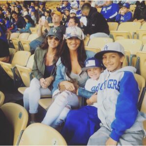 Brittany Thompson Martinez Instagram - Well bummed us girls won't get to be at the #worldseries game tonight but excited that these 2 cuties get to be there! #luckykids #dodgers #dodgerstadium #baseball #losangeles #goblue where will you be watching the game tonight? @dodgers @jphotobomber9 @ax_man5