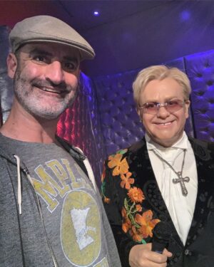 Brody Stevens Instagram - SBS & Elton 🎹 #eclecticDuo 🥁