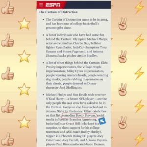 Brody Stevens Instagram - I made the ESPN article! 🏀 #ASUBasketball #CurtainOfDistraction