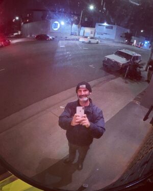 Brody Stevens Instagram - Gemini always over my shoulder. ♊️ #reflective