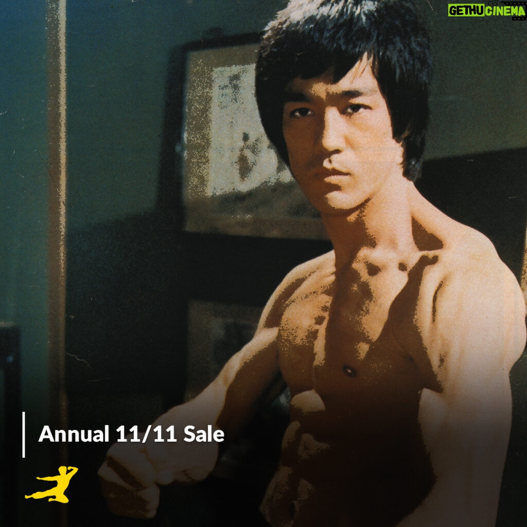 Bruce Lee Instagram - 🎉 Our Annual 11/11 Sale is live! 🐉🛒 Explore deep discounts on #BruceLee books, action figures, apparel and more. 👉 link in bio 🛒 shop.brucelee.com