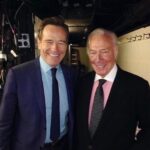 Bryan Cranston Instagram - I was giddy to meet the incomparable Christopher Plummer. What a talented and kind man. Rest in peace, good sir.