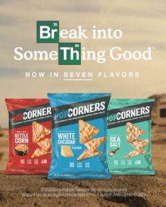 Bryan Cranston Instagram - #PopCorners_Partner Walt and Jesse are back in the business…the snack business with @popcorners. #PopCornersBreakingGood ​