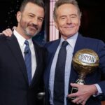 Bryan Cranston Instagram - Finally back in person with @jimmykimmellive but the shenanigans continue…. Watch me tonight #ABC #Kimmel @JimmyKimmel