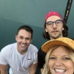 Bryan Safi Instagram - Back at tennis with these champs!