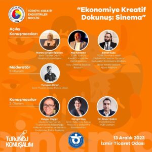 Burak Satıbol Instagram - 🌟 Turuncu Konuşalım: Ekonomiye Kreatif Dokunuş: Sinema Paneli 🎥

🗓️ 13 Aralık | Saat: 13.30 | İzmir Ticaret Odası

Açılış konuşmalarını Meclis Başkanımız Sn. Ata Kavame,

İzmir Ticaret Odası Yönetim Kurulu Üyemiz Sn: Nuray Eyigele İşleyen,

Meclis üyemiz ve Turuncu Konuşalım Komisyon Başkanımız;
Sn. Berat Kuzu’nun gerçekleştireceği

🎬 Birinci Oturum: Sinema Sektöründe Kalkınma ve İnovasyonun Geleceği

Sinema, kültür ve yaratıcı endüstrilerin ekonomik kalkınmadaki rolünü tartışmak ve gelecek vizyonunu oluşturmak için gelin İzmir’de Turuncu Konuşalım!

✨ Moderatör: Pelin Mavili (Netflix Türkiye Kamu Politikaları Direktörü TOBB Türkiye Kreatif Endüstriler Meclis Üyesi)

💬 Konuşmacılar:
Gülen Gözkara (İzmir Vakfı Sinema Ofisi ve İzmir Kısa Film Festivali Koordinatörü)
Burak Satıbol (Oyuncu)
İsa Doğmuş (Animasyon Film Yapımcıları Derneği Başkanı)
Tahsin İşbilen (İzmir Film ve Televizyon Derneği Başkanı)

🎬 İkinci Oturum: Sinema Sektöründe Kalkınma ve İnovasyonun Geleceği

Sinema, kültür ve yaratıcı endüstrilerin ekonomik kalkınmadaki rolünü tartışmak ve gelecek vizyonunu oluşturmak için gelin İzmir’de Turuncu Konuşalım!

✨ Moderatör: Turusan Çiner (İzmir Ticaret Odası Meclis Üyesi)

💬 Konuşmacılar:
Duygu Yaygır (Uluslararası Hizmet Ticaret Genel Müdürlüğü, Kültürel Hizmetler ve Yaratıcı Endüstriler Daire Başkanı)
Cangül Kuş (İzmir Kalkınma Ajansı, Proje ve İş Geliştirme Koordinatörü)
Dr. Enver Çakın (KOSGEB İzmir KOBİ Uzmanı)

🔍 Sinema sektörünün inovasyon, kalkınma ve uluslararası iş birliklerine nasıl öncülük ettiğini keşfedin ve sektörün geleceğini şekillendiren bu değerli konuşmalara tanık olmak için sizi de etkinliğimize bekliyoruz. 

@tobbkreatifendustrilermeclisi 
@turuncukonusalim @iztokurumsal