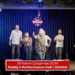 Burak Satibol Instagram - Mahşer-i Cümbüş’ün yeni gösterisi “Gece +18” Adana’da! 23.kasım 22.30’da Paddy’s Performans Hall’deki gösteri için biletler biletix, bubilet, biletinial da. Fütursuz eğlence için geliniz getiriniz! @paddysperformancehall #adana #doğaçlamatiyatro #mahşericümbüş #tiyatrosporu