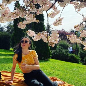 Burcu Gönder Instagram - Under the Sakura