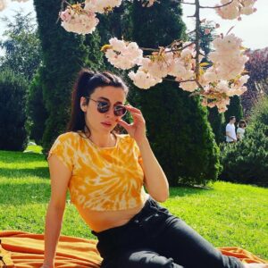Burcu Gönder Instagram - Under the Sakura