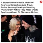 Buzzfeed Instagram - While one user labeled Kourtney "embarrassing" for "leaving her daughter there standing like a 3rd wheel," another questioned why she and Travis ultimately walked off "without even a backwards glance" to the 11-year-old. Link in bio 👀