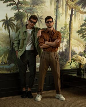 Álvaro Rico Instagram - Aquí con mi primo de ficción @polhermoso hablando de ALBA @seriealba para @madmenmagazine 😎