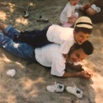 Álvaro Rico Instagram - Mi padre y mi hermano cuando yo aún ni existía... feliz cumpleaños jefes 🎂