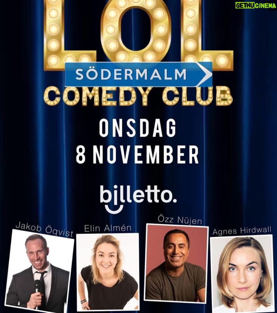 Özz Nûjen Instagram - Vi ses i #Stockholm 8 nov på @lolcomedyclubab 😘❤️🎤🙌🏽 #standup 😘 biljetter på billetto.se