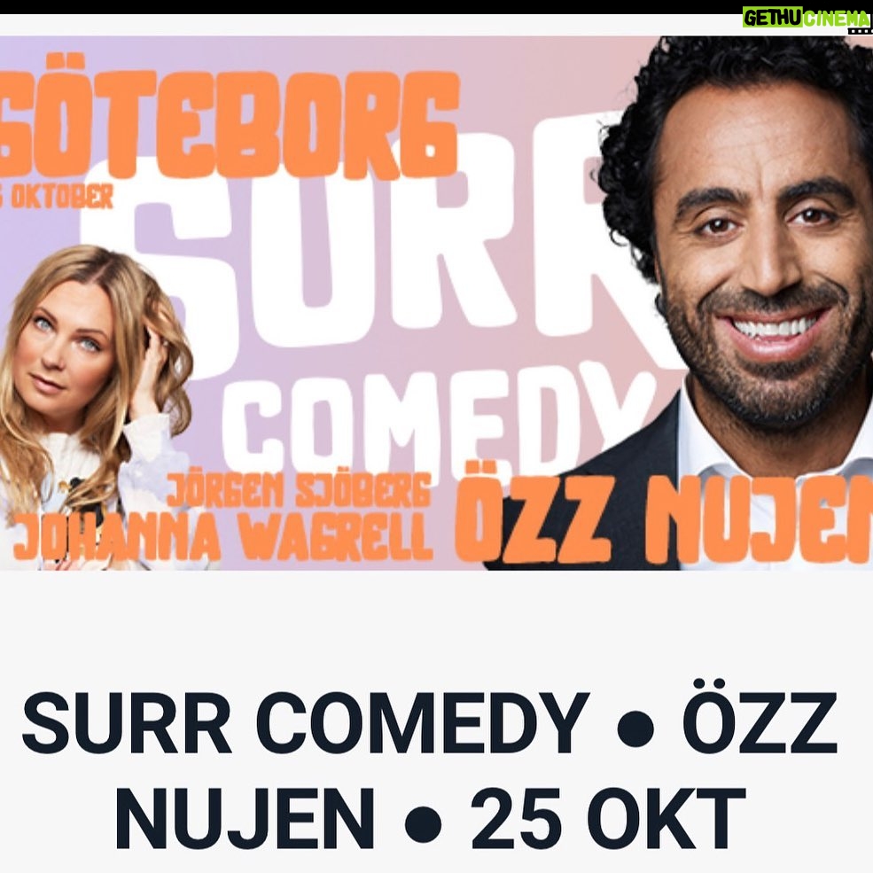 Özz Nûjen Instagram - Vi ses på #standup i #Göteborg 25 okt på @surrarena 🙏🏽❤️🎤😄😘🙌🏽 biljetter på tickster.com