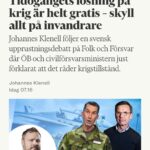 Özz Nûjen Instagram - 2024 blir ett tufft år för tuffe Uffe och hans blåbruna regering. @klenell skriver och beskriver det väldigt utförligt och träffsäkert om hur ansvarslösa högerpolitiker först förstör landet genom privatiseringar och vänskapskorruption för att sedan som vanligt skylla allt på invandrare… t.o.m. nu när hotet från Ryssland ska diskuteras. 😳🤷🏻‍♂️🤦🏻‍♂️ #svpol #blåbrun #regering #populism #rasism #sd #moderaterna #privatiseringar #nato #ryssland #mobilisering #krig #folkochförsvar #säkpol