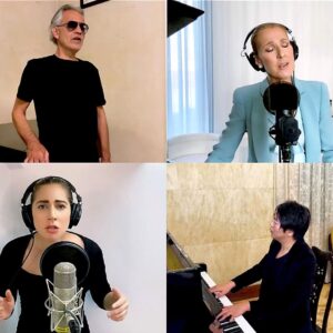 Céline Dion Instagram - I was truly honored to perform with my friends @andreabocelliofficial , @ladygaga, @langlangpiano and @johnlegend .  Thank you from the bottom of my heart, to the heroic health care workers, first responders and all those who are making unbelievable sacrifices to keep us safe.  Be strong and take good care. Love, Celine xx… ❤️
.
Quel honneur de performer avec mes amis #andreabocelli, #ladygaga, #langlang et #johnlegend. Merci du fond du coeur à tous ces héros travailleurs de la santé, aux premiers répondants et à tous ceux qui font des sacrifices incroyables pour notre sécurité. Soyez forts et prenez bien soin de vous. Love, Céline xx… ❤️ #TogetherAtHome
.
Link in bio / Lien dans la bio