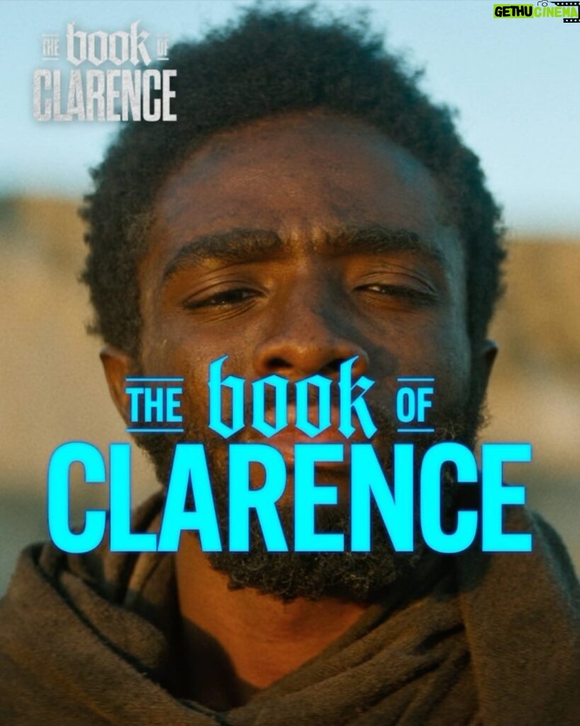Caleb McLaughlin Instagram - You have to see it to know. Experience everything that is #TheBookofClarence exclusively in movie theaters Thursday. Get tickets now!