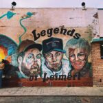 Calmatic Instagram - Today was full of blessings. Shoutout to the great Tomas Voth and the rest of the White Men Can’t Jump production designers for making this mural come to life. 🖤 Leimert Park Village