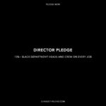 Calmatic Instagram - Proud to join @savanahleaf and hundreds of black filmmakers in taking this pledge so we’re no longer anomalies! Black people represent approximately 15% of the United States and London. CHANGE THE LENS is a pledge to ensure the representation of black filmmakers within the commercial and music video film industry is reflective of the greater population. PRODUCTION COMPANY PLEDGE 15%+ black directors on roster Consult with a head of Diversity & Inclusion TALENT AGENCY PLEDGE 15%+ black talent on roster PRODUCER PLEDGE 15%+ black department heads and crew on every job DIRECTOR PLEDGE 15%+ black department heads and crew on every job DEPARTMENT HEAD PLEDGE 15%+ black crew on every job PLEDGE NOW @ WWW.CHANGETHELENS.COM