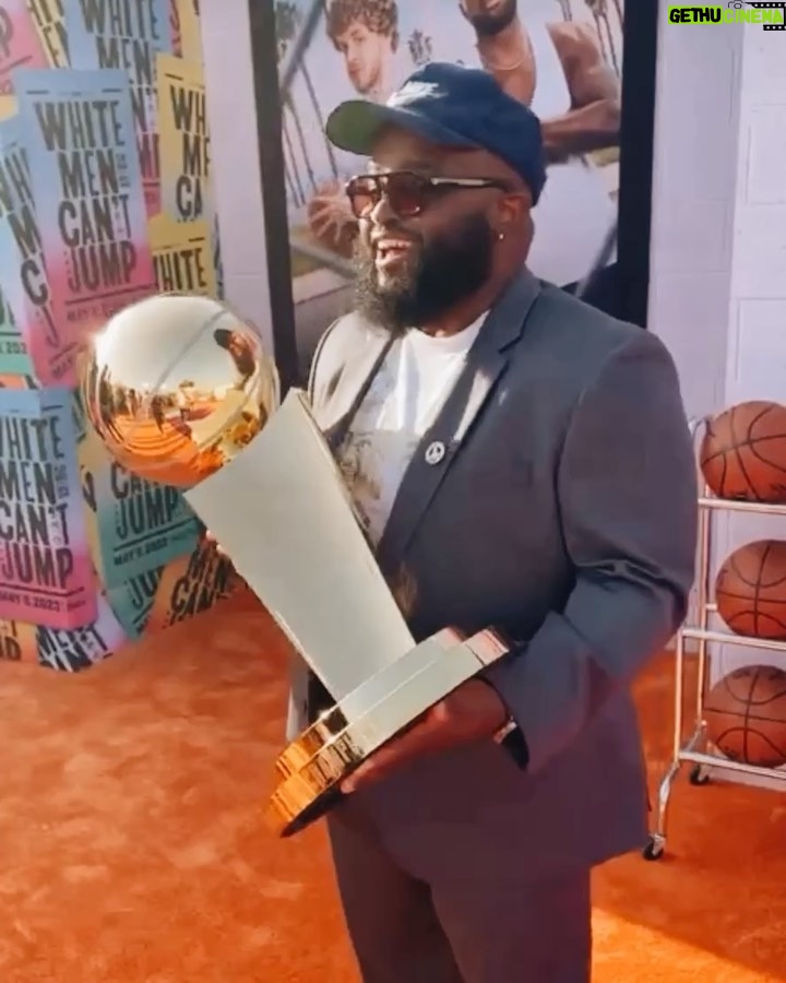 Calmatic Instagram - All smiles, feeling like a NBA draft pick! Blessed to really be living a Hollywood dream!!! White Men Can’t Jump on Hulu May 19th! ⛹🏾‍♂️⛹🏻 The El Capitan Theatre