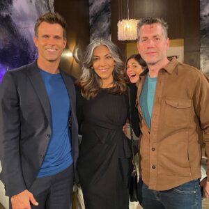 Cameron Mathison Instagram - Today’s the day!!! Vanessa will be acting for her very first time… with me on General Hospital 😮💃🏾🕺🏼
I hope you check it out and show her some love🙏🏼
I have to say… Frank Valentini made the character of Drew a reality for me, and now he has made Vanessa’s dream come true as well.  Vanessa has been a GH fan her whole life! When I met her I was Ryan on All My Children and she had no idea who I was… she only watched GH (yes, especially you @jackwagnerofficial 😑).
Look at you now @vanessa.mathison ❤️
So thank you Frank, and thank you to every single cast and crew that was so kind to Vanessa on her big day. I love you guys🙏🏼
#dreamscometrue 
#happywifehappylife 
#actingdebut 
#generalhospital 
#photobomb @kelly_thiebaud 🤣🤣