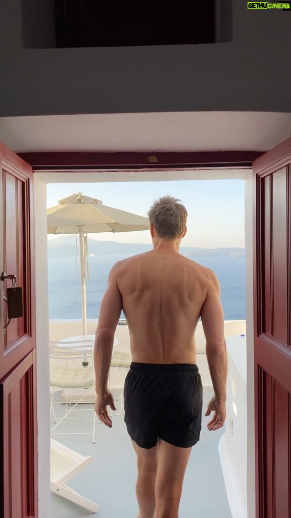 Cameron Mathison Instagram - Memories of Santorini🇬🇷 #greece #tripofalifetime #familytravel Santorini, Greece