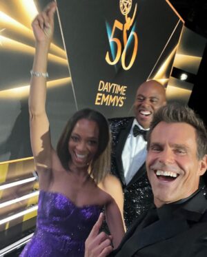 Cameron Mathison Instagram - Congratulations to all the Emmy winners last night!  My General Hospital Family cleaned up, my dear friend Susan Lucci was awarded the Lifetime Achievement Award, my Entertainment Tonight Family won yet another Emmy, and the list goes on.
50 years of The Daytime Emmy’s 🎉🥳🍾
Grateful to be a part of this community for almost 30 of those years!
What a night☺️
#daytimeemmys 
#emmywinner 
#generalhospital