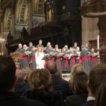 Camilla Kerslake Instagram - Singing a new arrangement by the incomprable @profbgb for Her Majesty, Queen Camilla at @stpaulscathedrallondon was a real pinch me moment. Working with musicians of this calibre in a venue of this magnitude for gorgeous charity @maggiescentres made me feel truly blessed ❤️ Well done @hannahheerema and team 👏🏻 St Paul's Cathedral