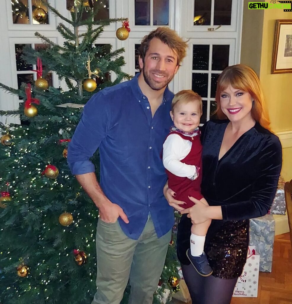 Camilla Kerslake Instagram - #MerryChristmas my darlings 🎄 (first picture we've got with all 3 of us smiling!)