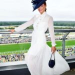 Camilla Kerslake Instagram – #RoyalAscot incoming! #TB to last year 📸 by @kirstinsinclair for @davebenett Ascot Racecourse