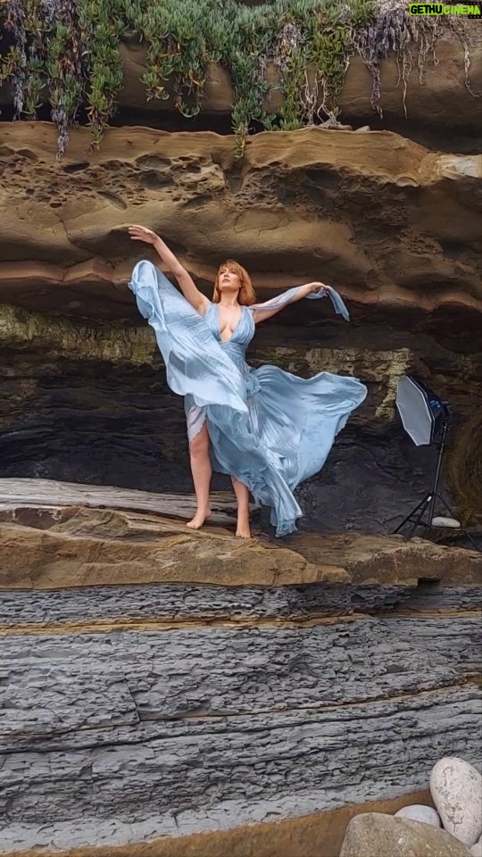 Camilla Kerslake Instagram - #BTS one year ago today shooting with @ocaiden on the glorious Californian coast ❤️ Point Loma, San Diego