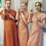 Camilla Kerslake Instagram - #HandmaidsTale show 2 let's goooooo @englishnationalopera #enohandmaid London Coliseum