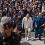 Can Yaman Instagram - Oggi sono orgoglioso di aver rinnovato la mia promessa di donazione per incitare i giovani a donare, un gesto importante per aiutarci tutti. Ringrazio la Polizia di Stato per avermi dato questa occasione e in particolare il Ministro dell’Interno Matteo Piantedosi e il Capo della Polizia Lamberto Giannini, per l'affetto dimostrato. Un grazie all'associazione #donatorinati e al suo presidente Claudio Saltari. #AnniversarioPolizia @poliziadistato_officialpage Piazza Di Spagna, Roma