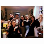 Cara Theobold Instagram - We made a film, we wrapped a film, we’re definitely delirious in these photos. Congratulations to @serpicleo1 and @maevademurger for being the writing/directing/producing/acting force that you are and for bringing together this incredible cast and crew 🔥 Watch. This. Space. #NobodyListensAnymore