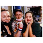 Cara Theobold Instagram - We made a film, we wrapped a film, we’re definitely delirious in these photos. Congratulations to @serpicleo1 and @maevademurger for being the writing/directing/producing/acting force that you are and for bringing together this incredible cast and crew 🔥 Watch. This. Space. #NobodyListensAnymore