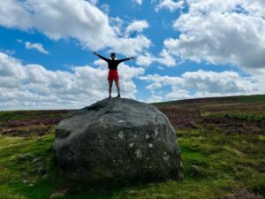 Cara Theobold Instagram - Took my pocket-sized mama up to Ilkley Moor (wi’ t’at) and it wer beautiful 

#YORKSHIREYORKSHIREYORKSHIRE