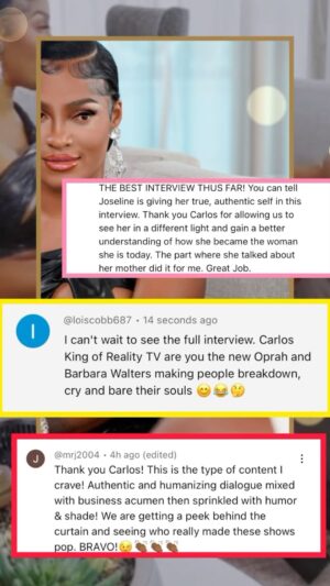 Carlos King Instagram - The place where stars go to be HEARD and not JUDGED. Thank you for the love from my interview with @joseline and the love y’all are showing us. Honored humbled and grateful. Catch it now on my YouTube channel. Link in bio. .#realitywiththeking #joselinescabaret