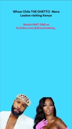 Carlos King Instagram - The infamous “Whew Chile the Ghetto” scene broken down by Kenya 😂 FULL Interview OUT NOW on YouTube Spotify and wherever you get your podcast!!! #realitywiththeking #rhoa #kenyamoore #neneleakes