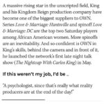 Carlos King Instagram - God is good. Thank you Hollywood reporter for naming me one of The Most Powerful Producers in Unscripted Television. This is a huge win for us all @kingdomreignent and the write up of me was beautiful. 🙏🏽❤️ (@hollywoodreporter ) SWIPE