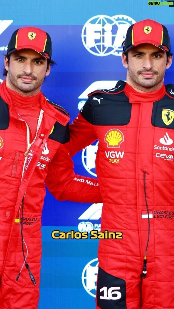 Carlos Sainz Jr. Instagram - Whatever you say, Charle- uh, Carlos 😏 Wrong answers only please, @carlossainz55 🙏 #F1 #Formula1 @scuderiaferrari