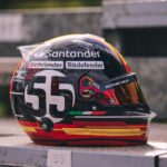 Carlos Sainz Jr. Instagram - A retro suit deserves an old school helmet 😎 - #Carlossainz