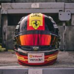 Carlos Sainz Jr. Instagram - A retro suit deserves an old school helmet 😎 - #Carlossainz