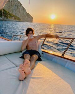 Carmine Buschini Instagram - Capri, 19 Agosto 💙🌅