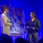 Carola Häggkvist Instagram - Kulturminister Parisa Liljestrands fantastiskt fina tal i samband med att Carola förärades med regeringens belöningsmedalj i guld av åttonde storleken Illis quorum meruere labores. /Lollo Sjaunja, Team Carola @sverigesregering @riksdagensverige @filadelfiaconventioncenter @filadelfiakyrkan