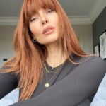 Caroline Receveur Instagram - It’s scorpio season baby 🦂🖤 @aparanjan_paris #aparanjanparis