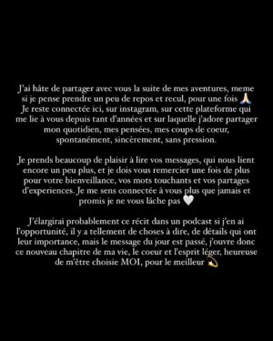 Caroline Receveur Instagram - End of this chapter 📖💫🫶🏼