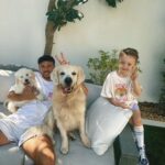 Caroline Receveur Instagram - My boys! 🥹 Welcome home Yashutuyashu 🐶🦴🥷🤍