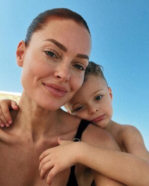 Caroline Receveur Instagram - And in this world, he is my world 🖤